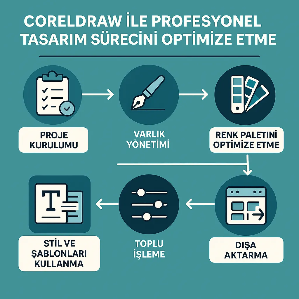 CorelDRAW ile profesyonel tasarım süreci nasıl optimize edilir?