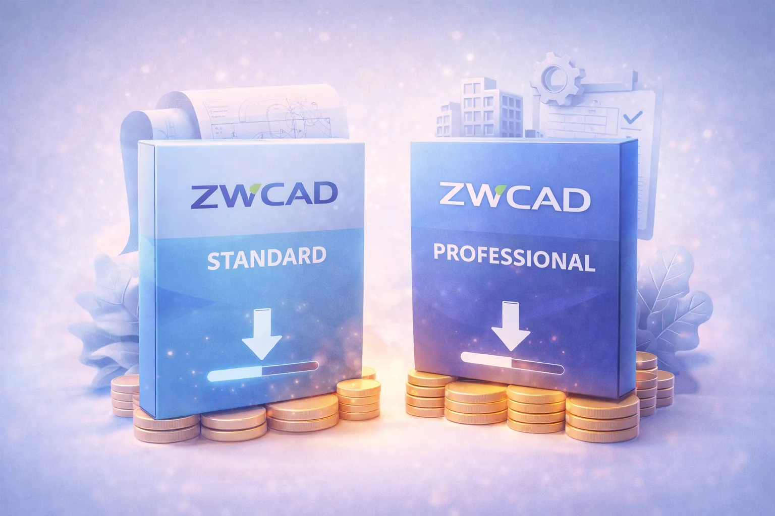 ZWCAD Lisans Fiyatı 2026 — Professional ve Standard Karşılaştırması