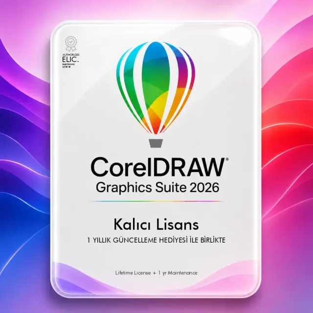 CorelDRAW 2026 Kalıcı Lisans Business - Enterprise (+ 1 Yıl Güncelleme Hediyeli)