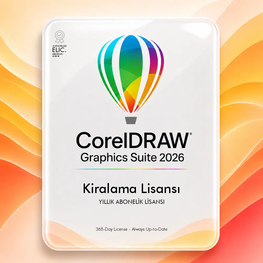CorelDRAW Yıllık Kiralama Lisansı (Abonelik)