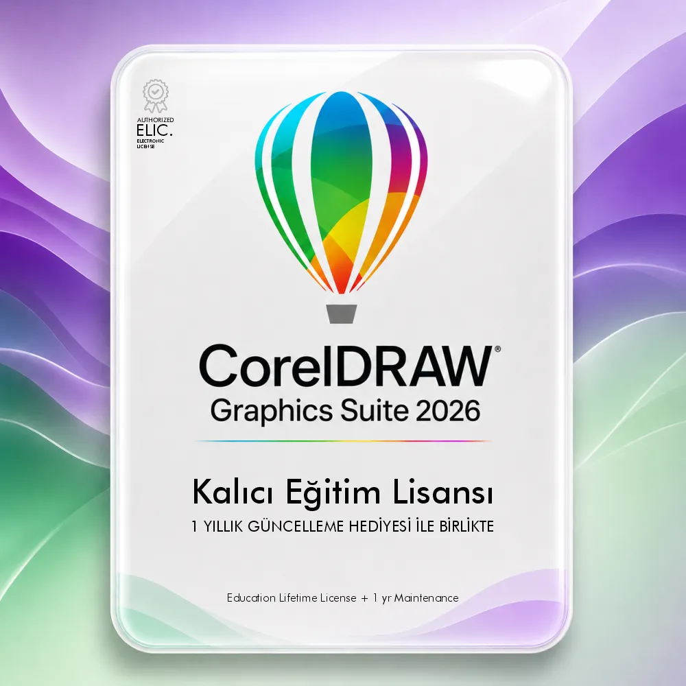 CorelDRAW Graphics Suite 2026 Akademik Kalıcı Lisans