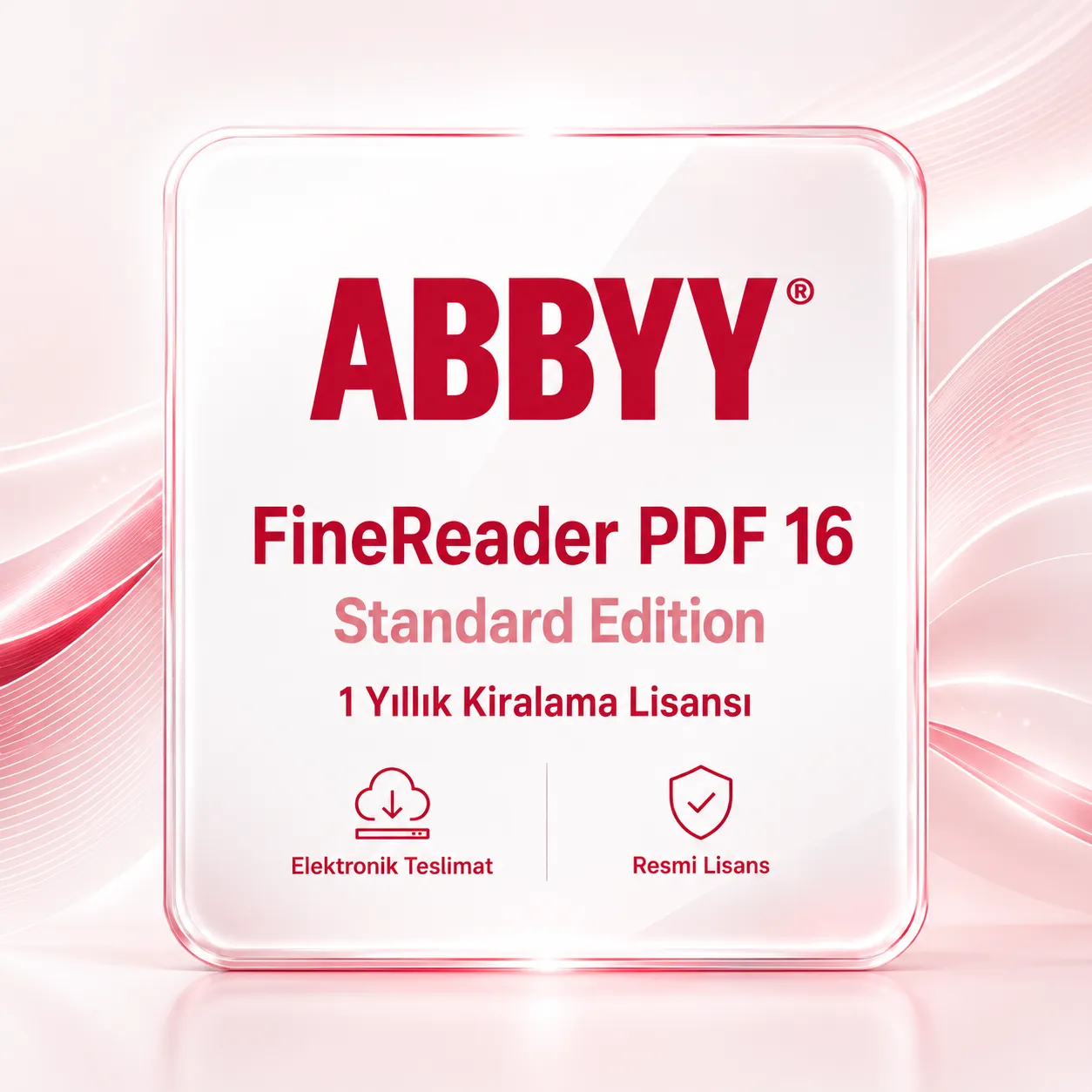ABBYY FineReader PDF 16 Standard ESD 1 Yıllık Kiralama