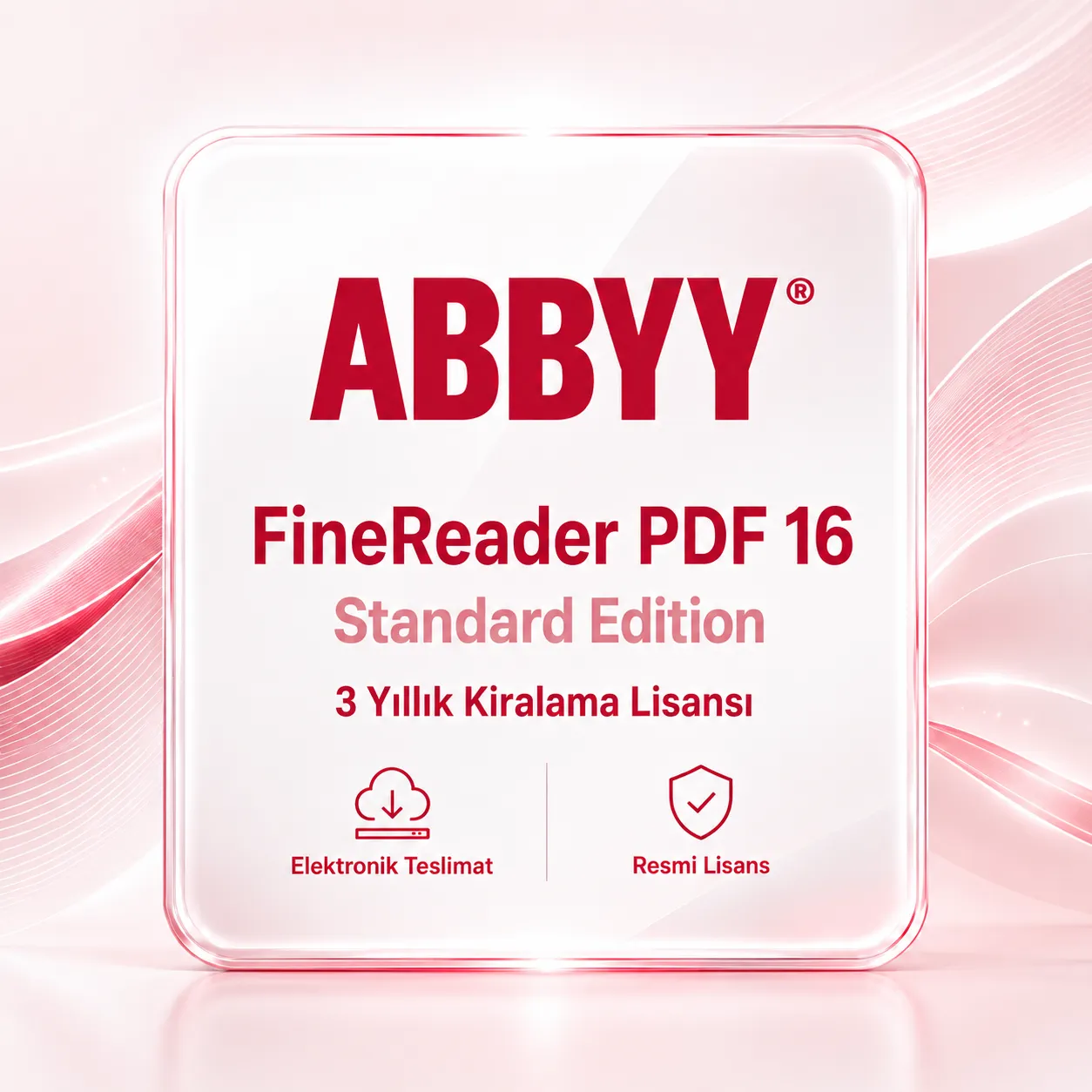 ABBYY FineReader PDF 16 Standard ESD 3 Yıllık Kiralama