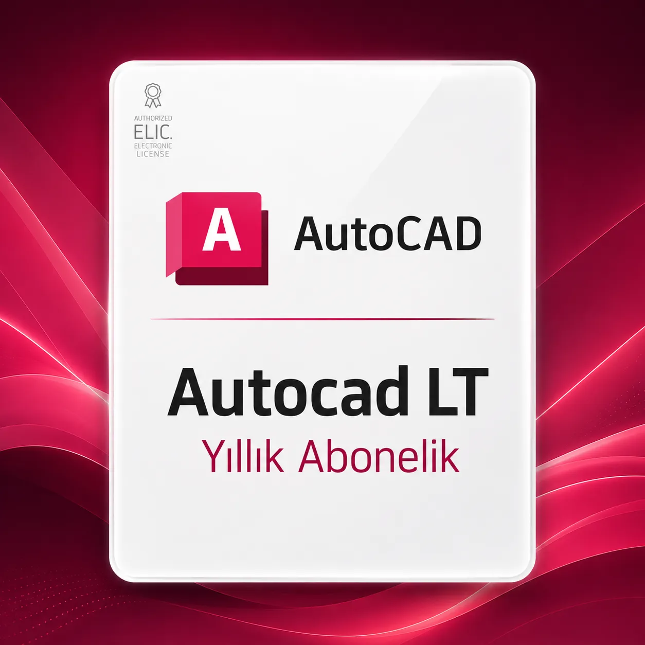 Autodesk Autocad LT (Yıllık Abonelik Lisansı)