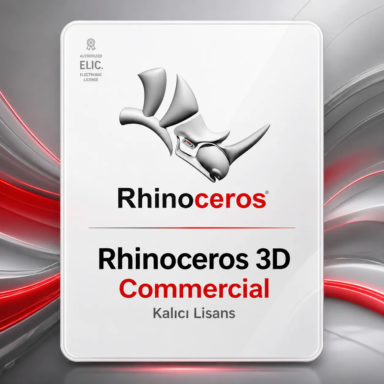 Rhinoceros 3D Commercial License (Kalıcı Lisans) - Lisans Fiyatı